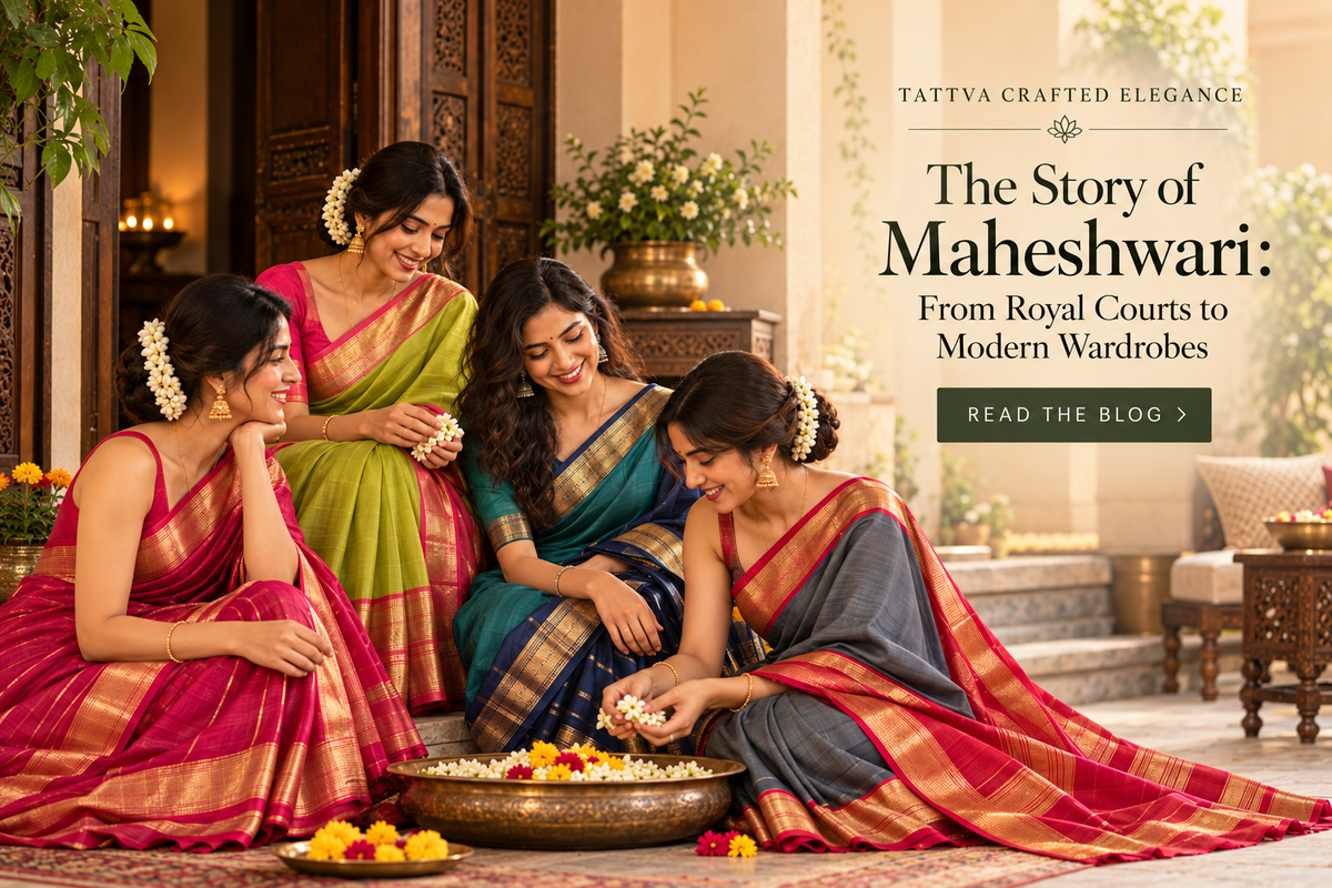 Maheshwari Sarees: A Timeless Weave from the Banks of the Narmada