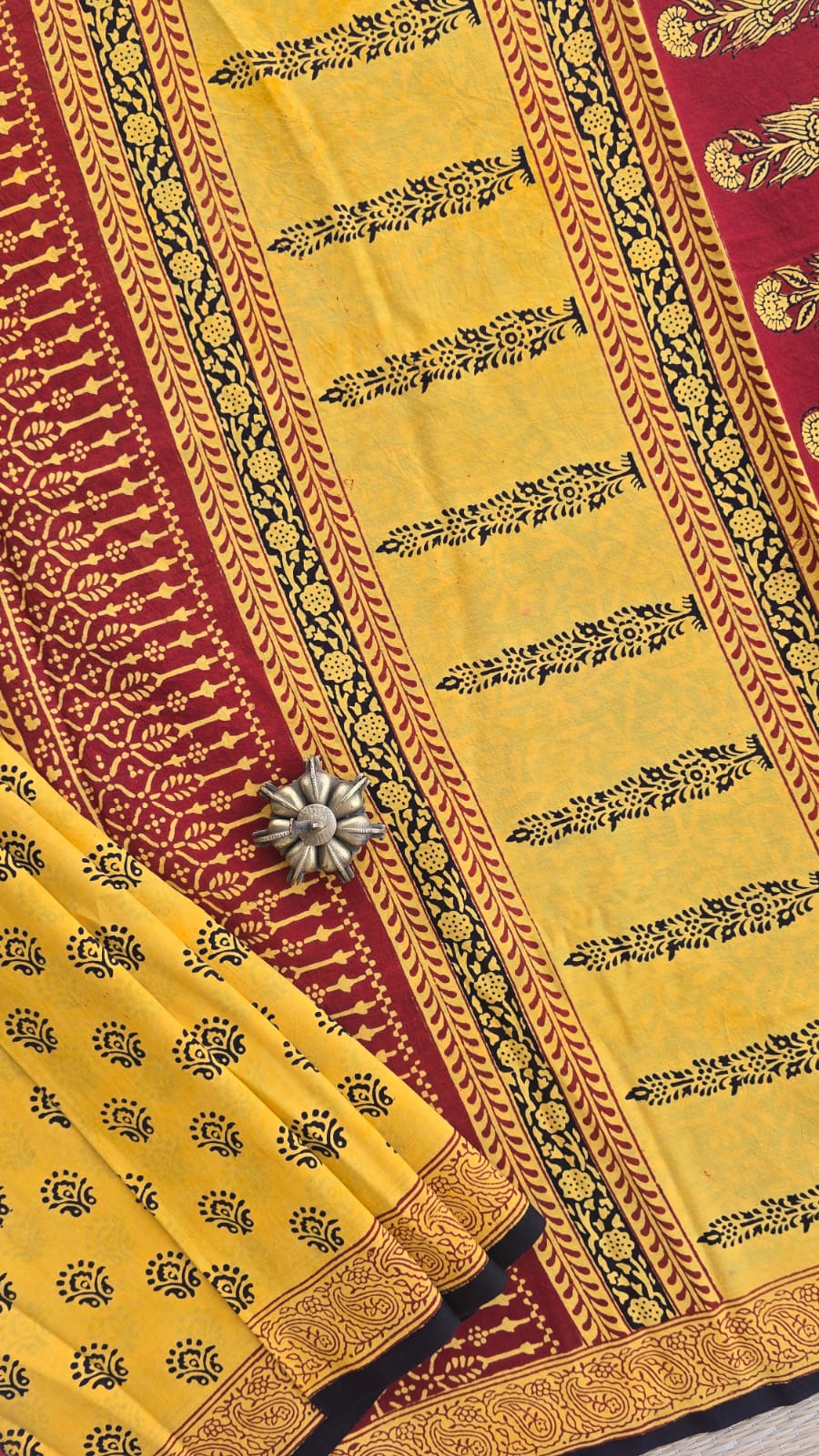 Kashvi — Bagh Hand Block Printed Cotton Saree