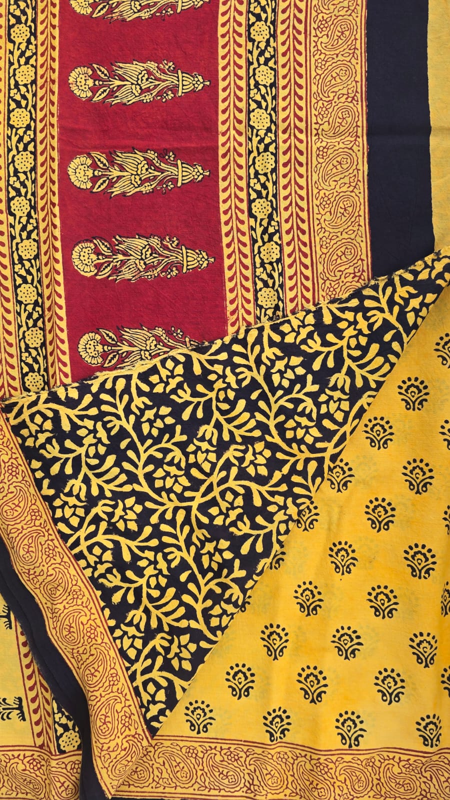 Kashvi — Bagh Hand Block Printed Cotton Saree