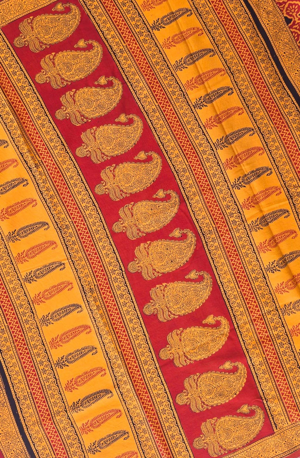 Ira — Bagh Hand Block Printed Cotton Saree
