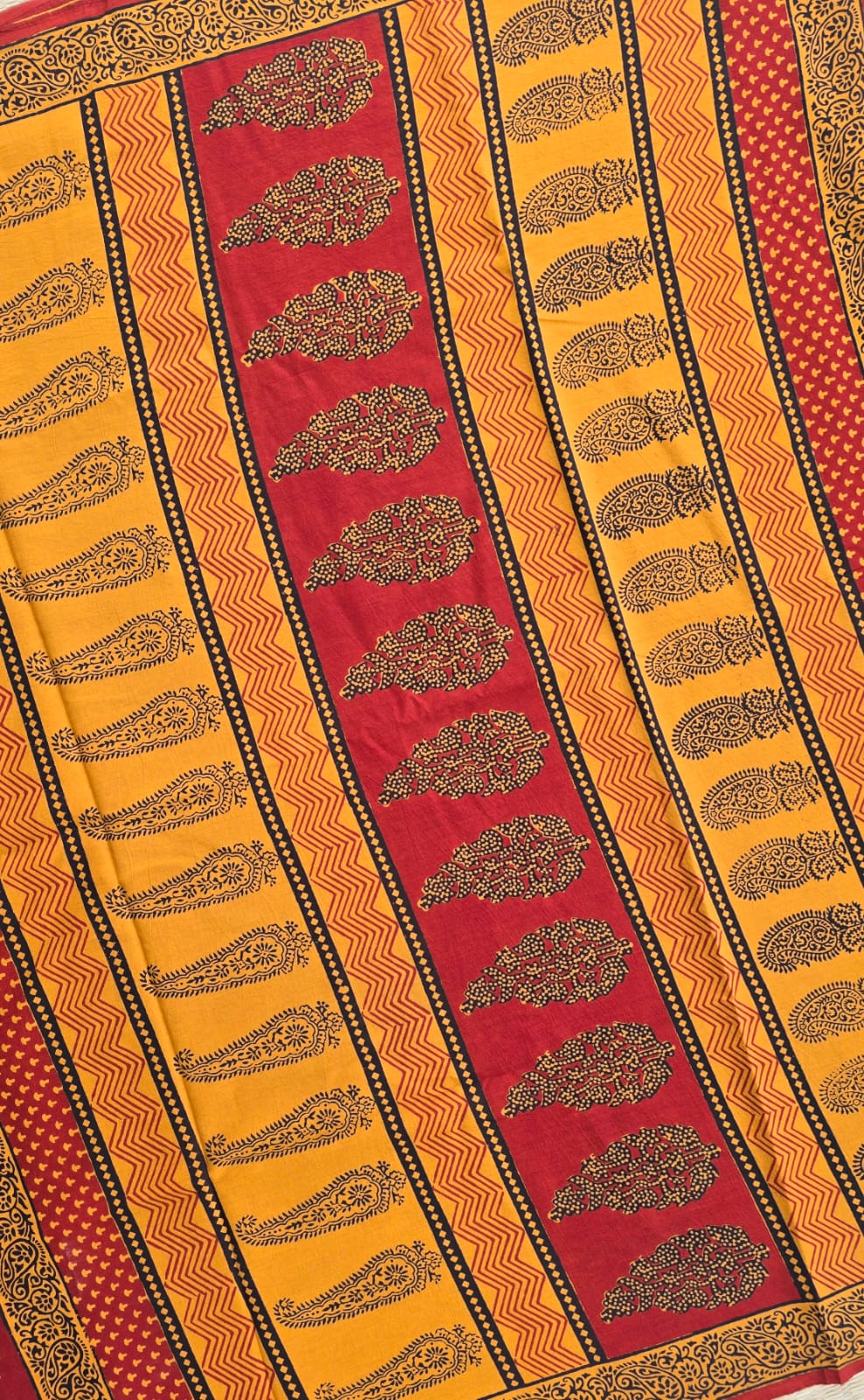 Aaranya — Bagh Hand Block Printed Cotton Saree