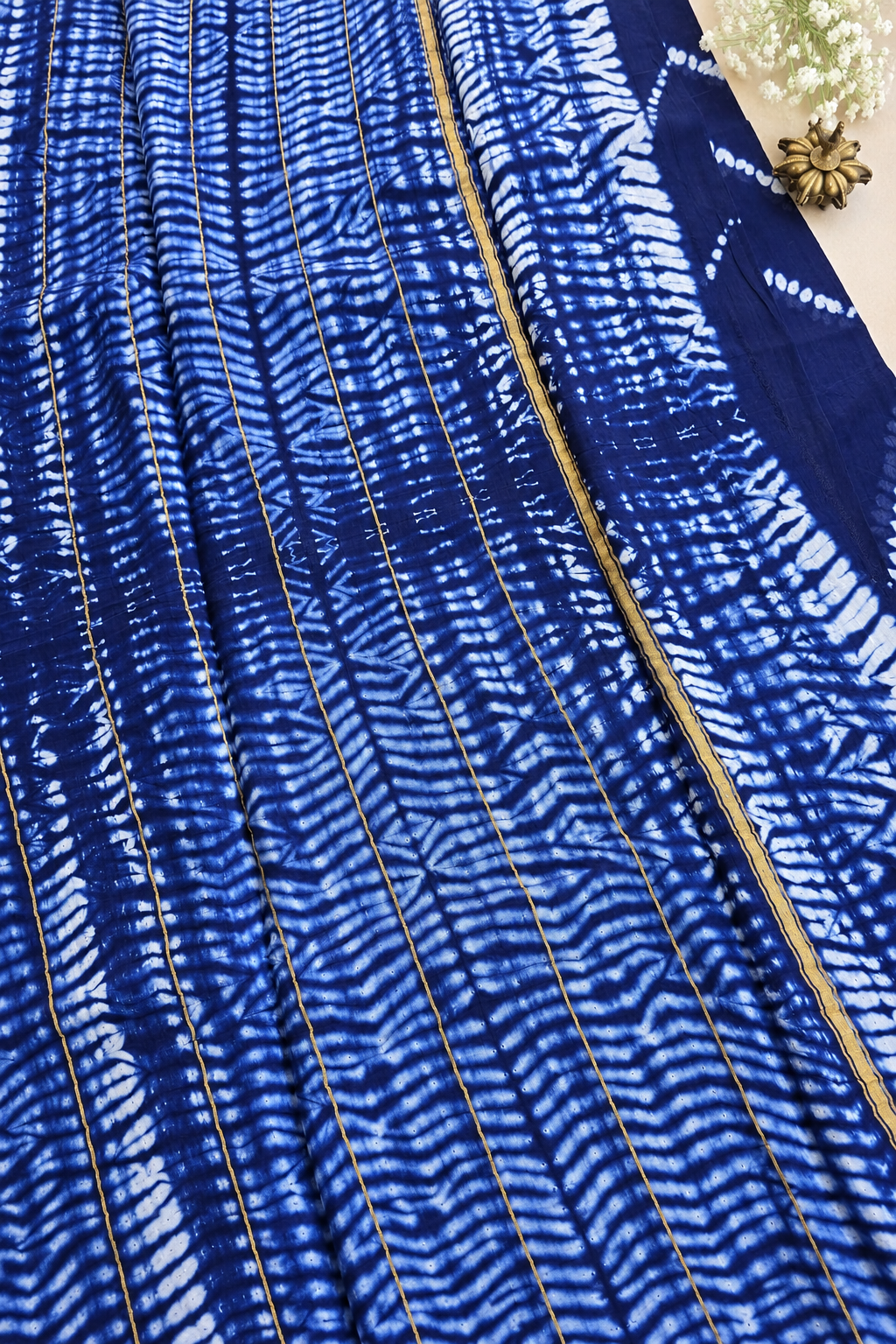 Neelika — Shibori Silk Cotton Saree