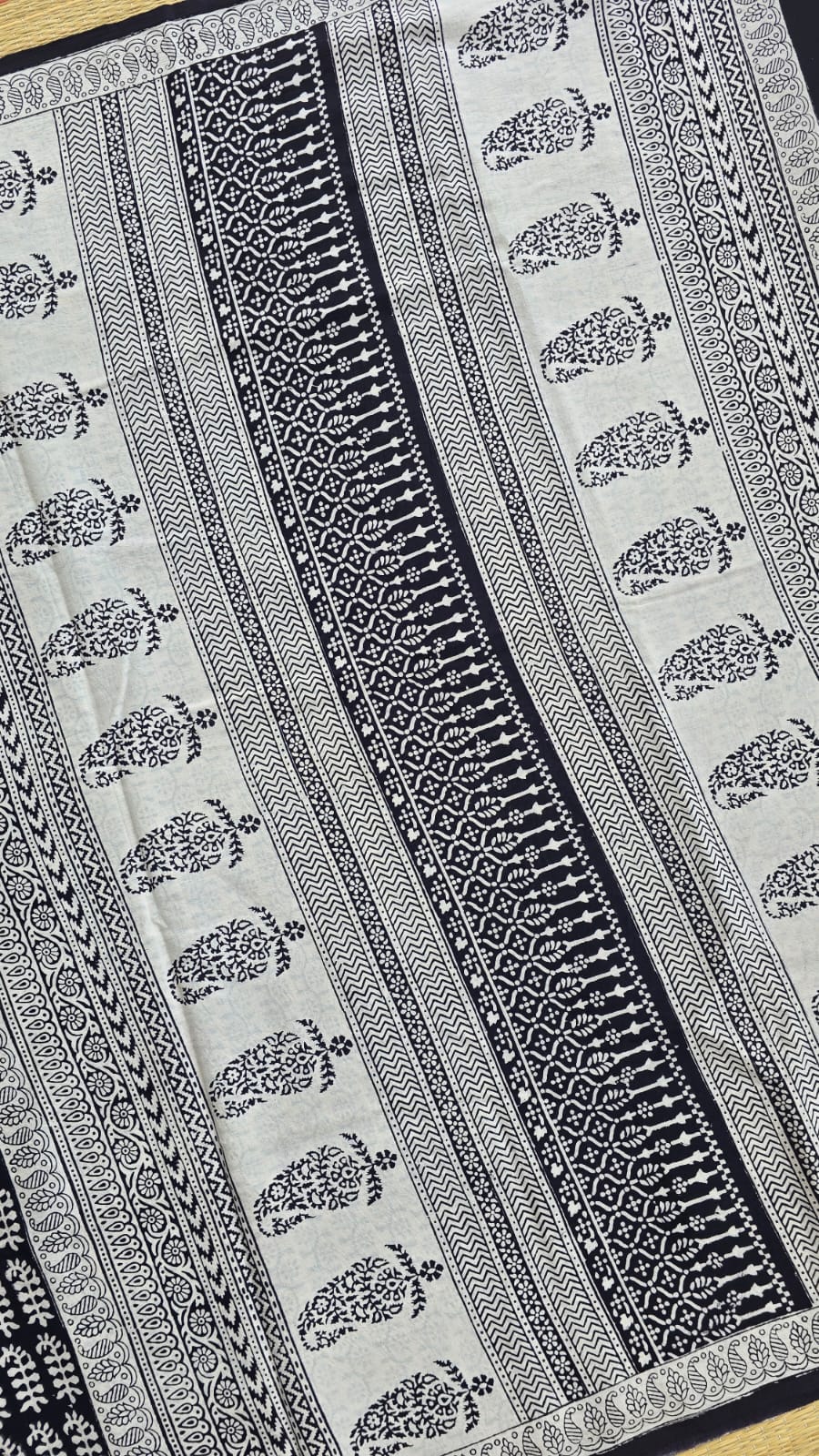 Noor — Bagh Hand Block Printed Cotton Saree
