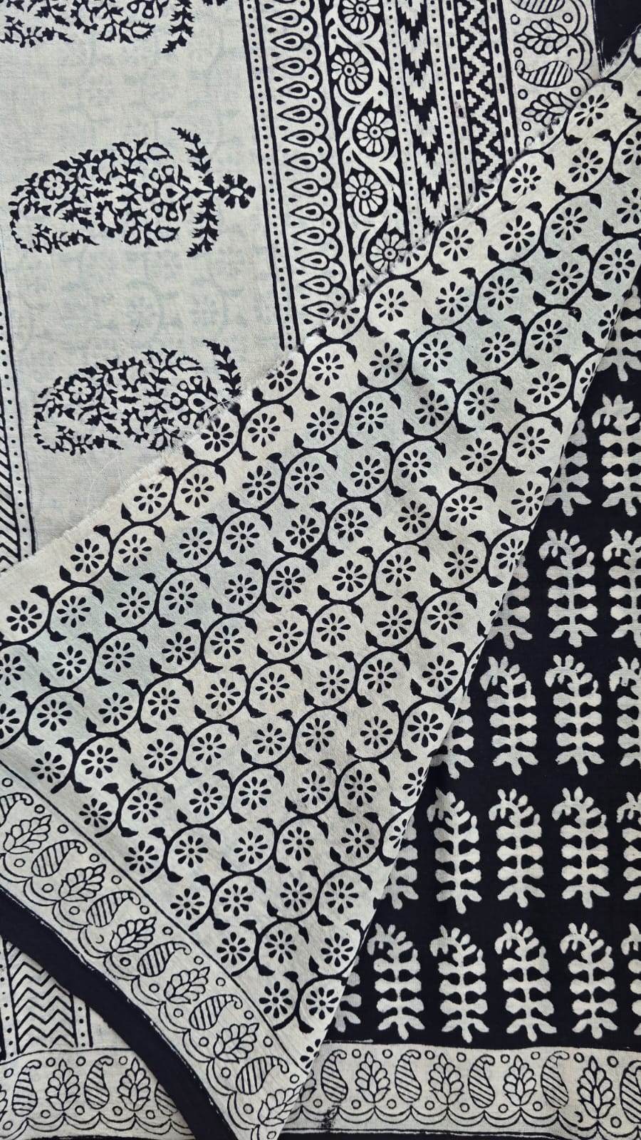 Noor — Bagh Hand Block Printed Cotton Saree