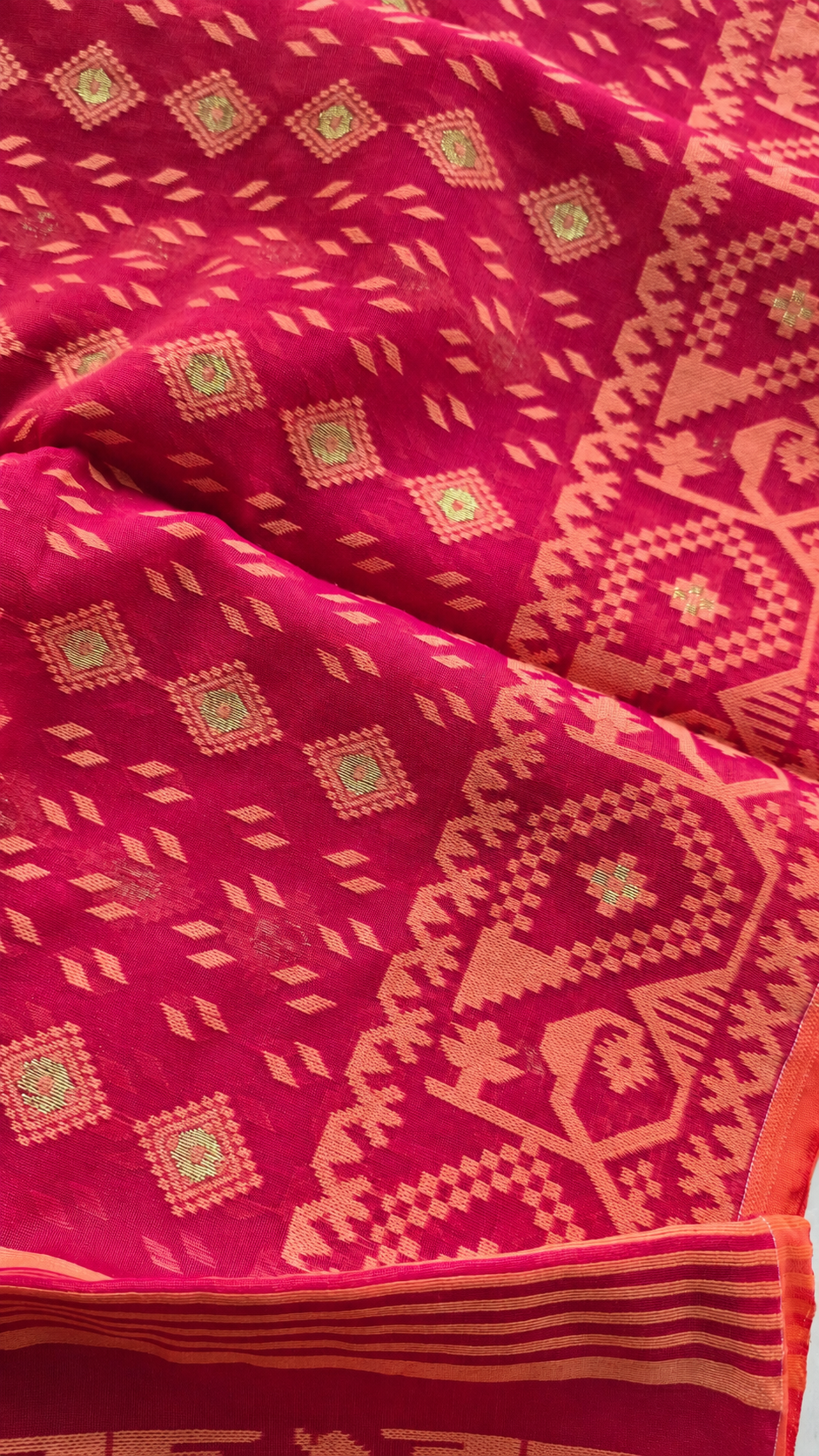 Avantika — Jacquard Jamdani Cotton by Resham Saree