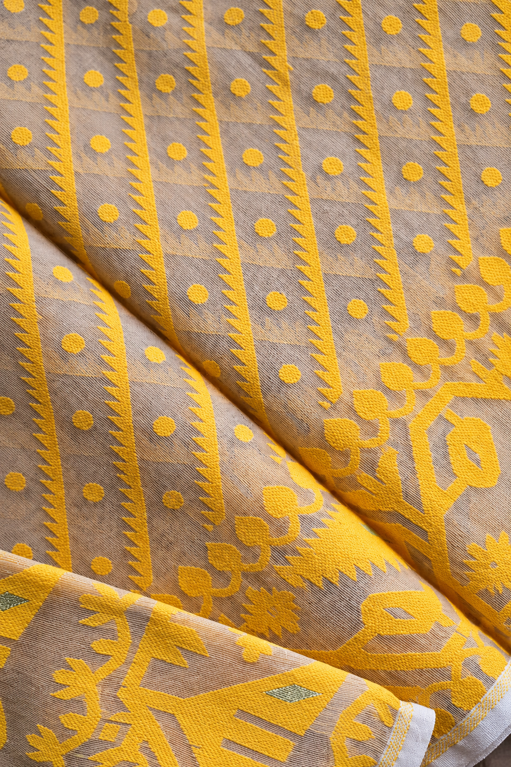 Vaidehi — Jacquard Jamdani Cotton by Resham Saree