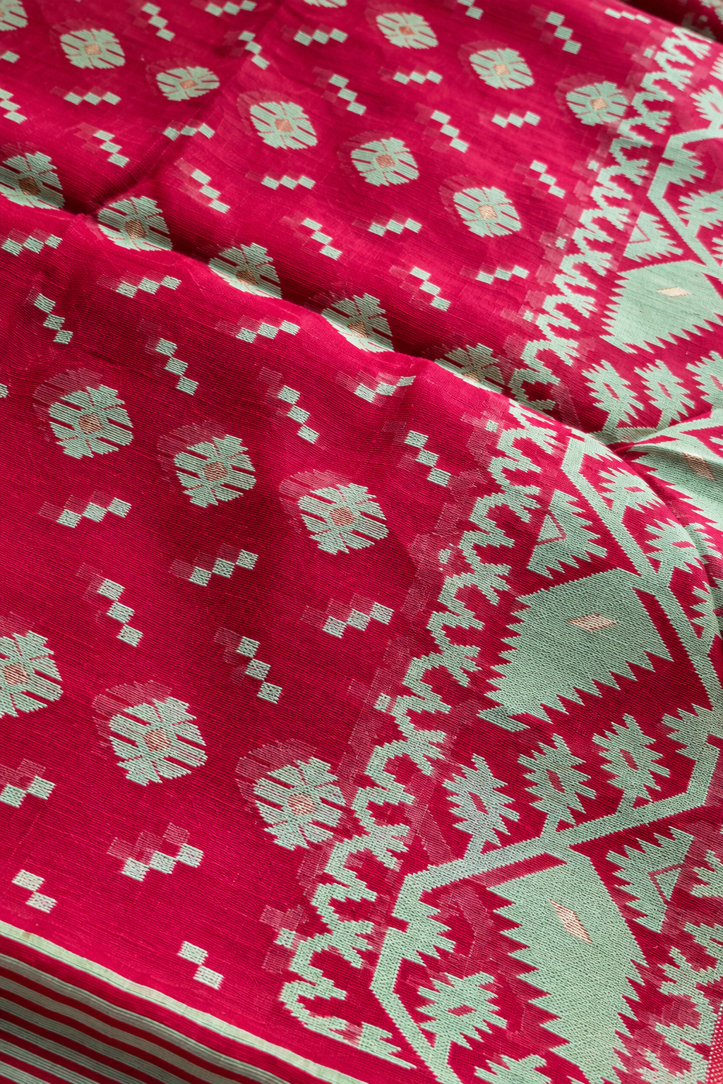 Kadambari — Jacquard Jamdani Cotton by Resham Saree
