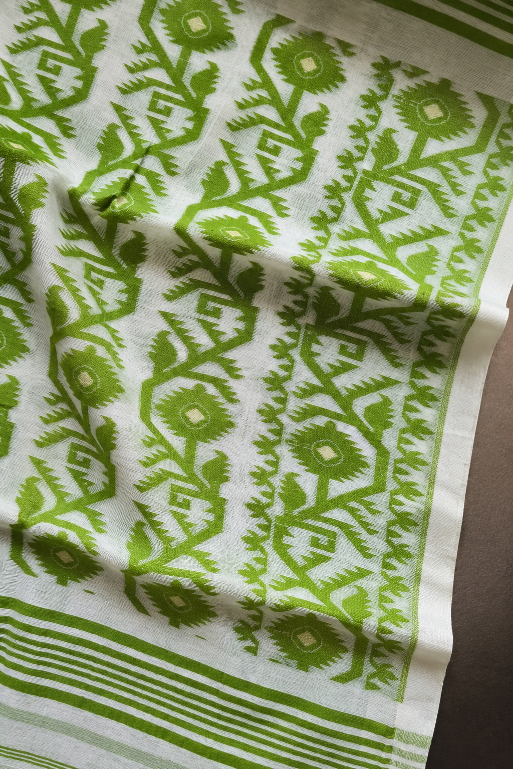 Avani — Jacquard Jamdani Cotton by Resham Saree