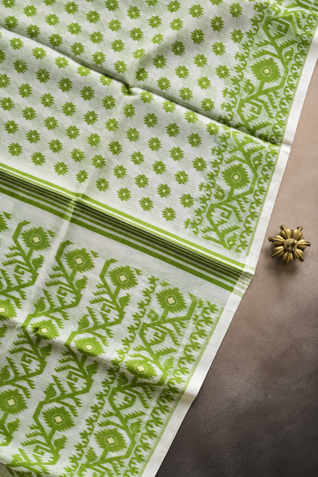 Avani — Jacquard Jamdani Cotton by Resham Saree