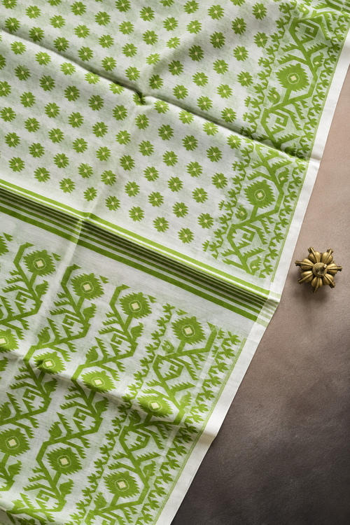 Avani — Jacquard Jamdani Cotton by Resham Saree
