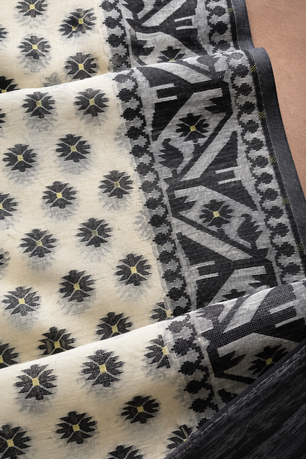 Kalyani — Jacquard Jamdani Cotton by Resham Saree