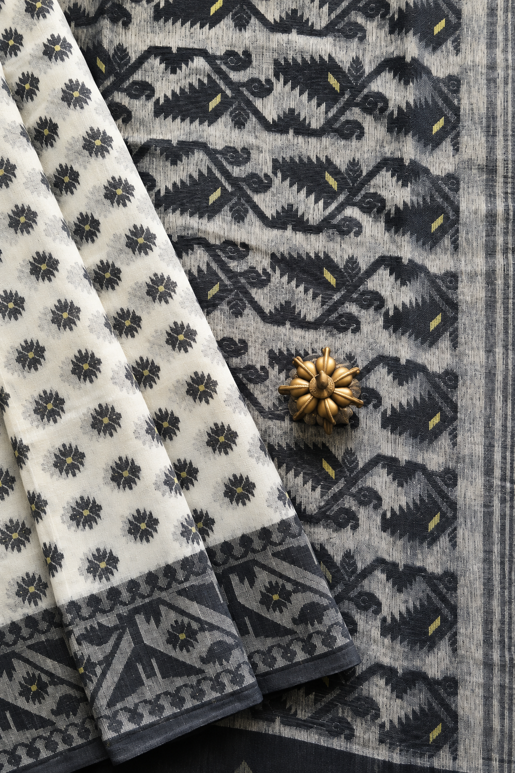 Kalyani — Jacquard Jamdani Cotton by Resham Saree