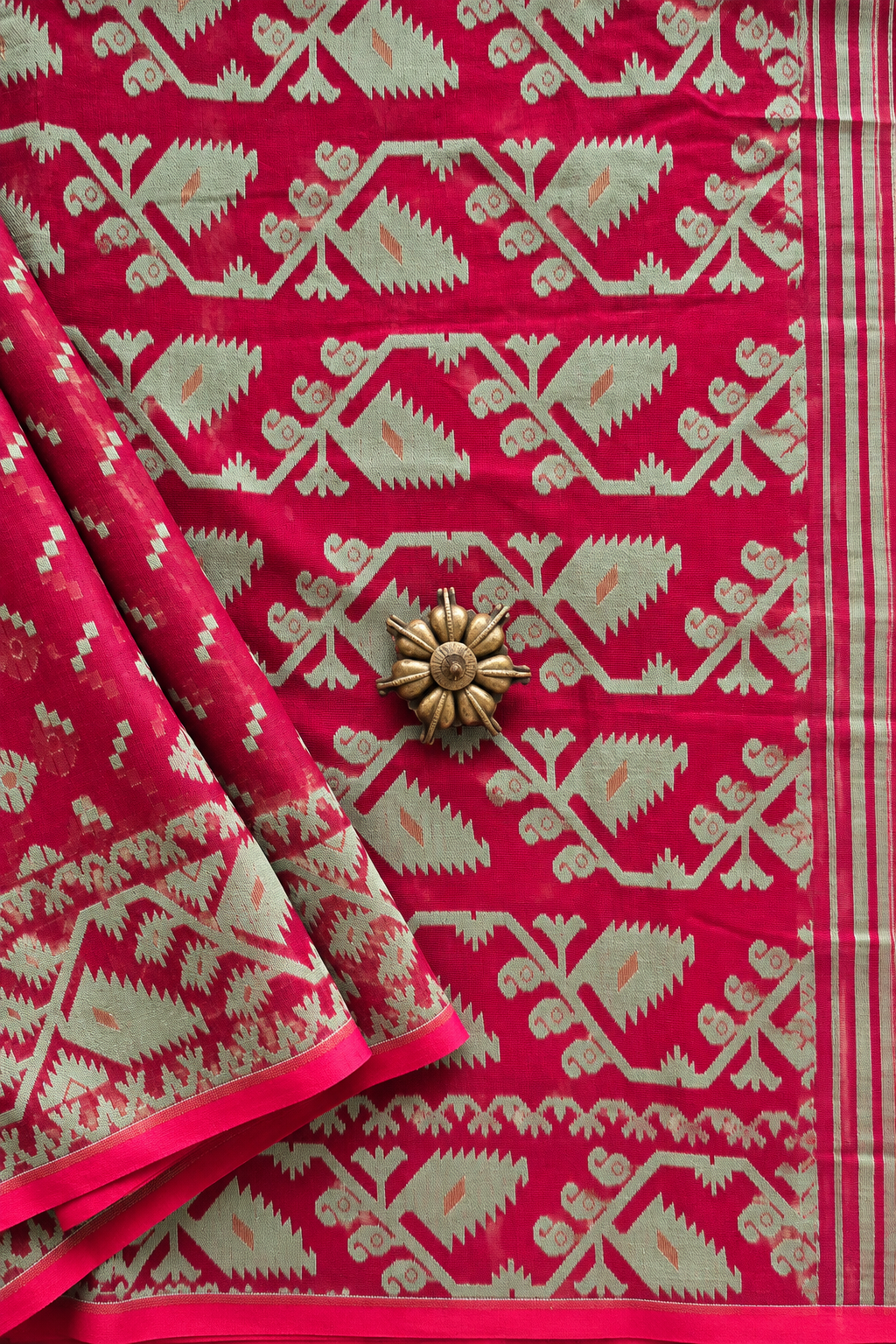Kadambari — Jacquard Jamdani Cotton by Resham Saree