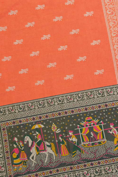 Anvika - Semi Raw Silk Saree