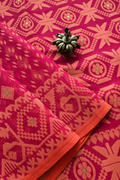 - Avantika Jacquard Jamdani cotton saree with resham detailing by Tattva Crafted Elegance