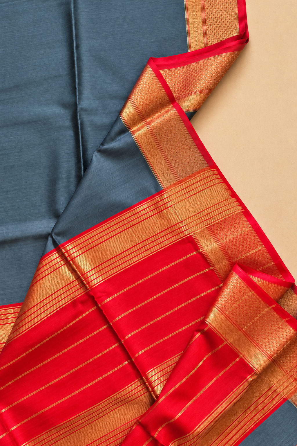 Chitra - Handloom Maheshwari Silk Cotton