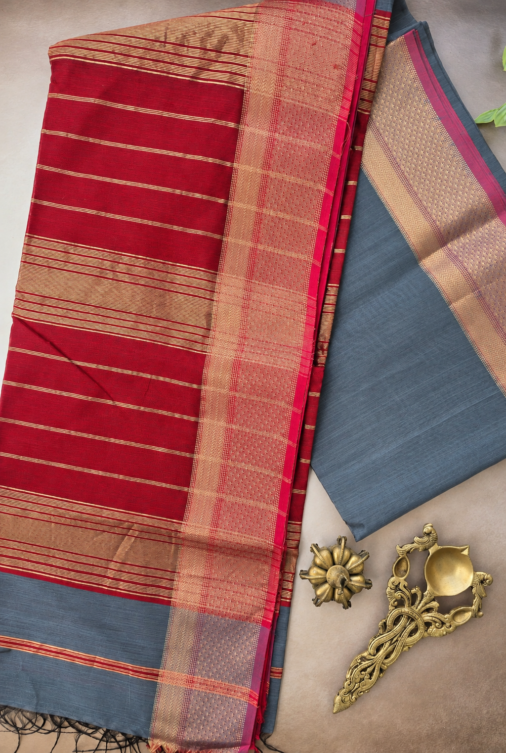 Chitra - Handloom Maheshwari Silk Cotton