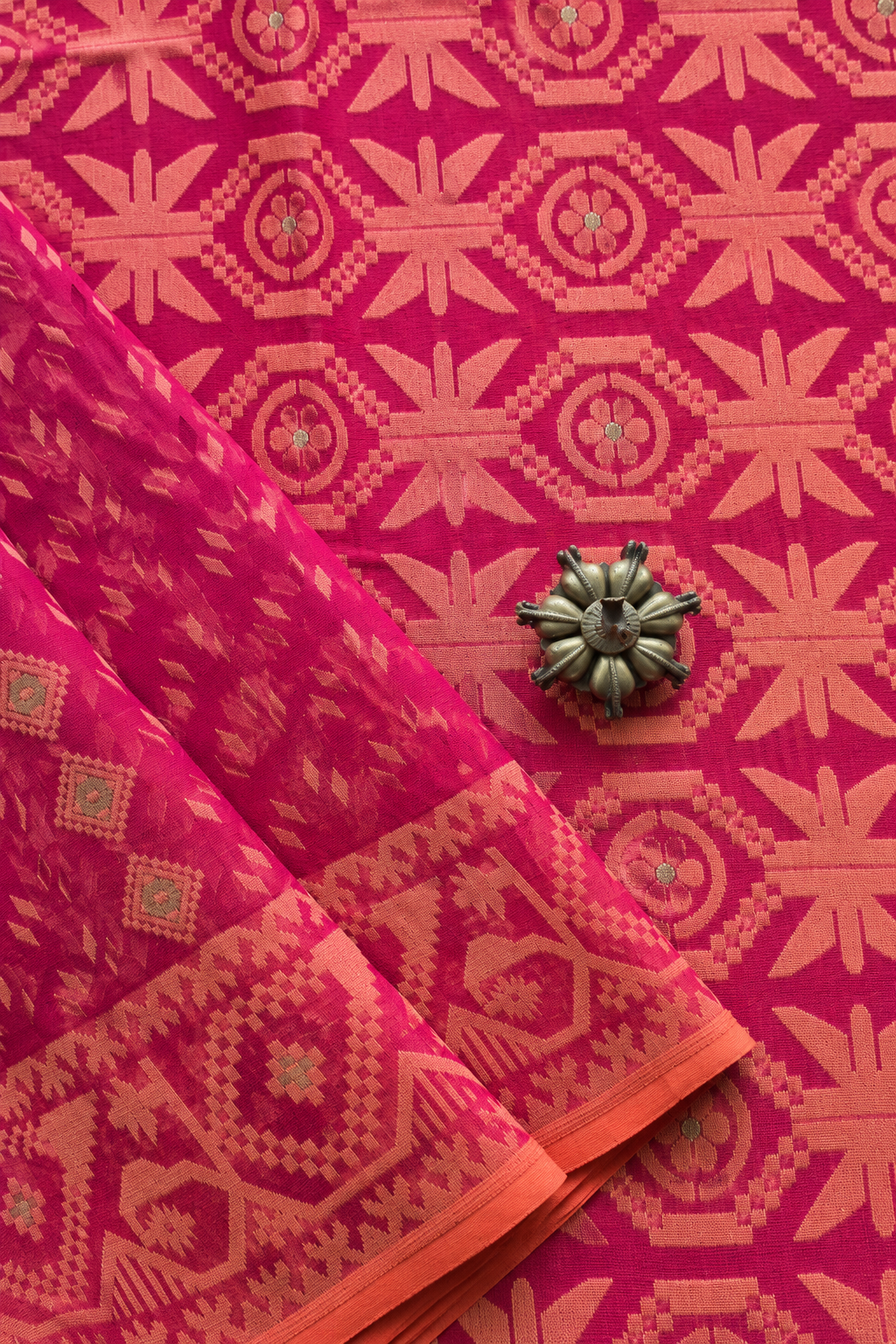 Avantika — Jacquard Jamdani Cotton by Resham Saree