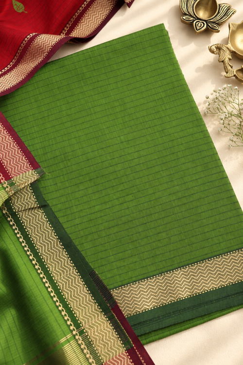 Ahilya — Maheshwari Silk Cotton Suit Fabric